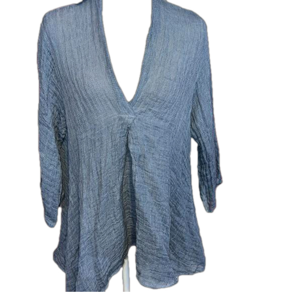 NWT Cobblestone Living Linen Cotton Blend Made in Italy OS